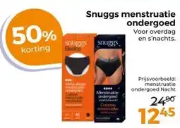 Trekpleister Snuggs menstruatie ondergoed aanbieding
