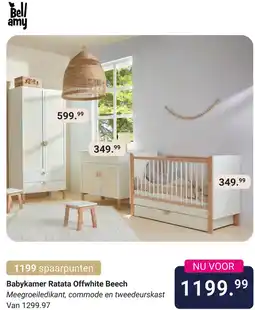 Van Asten BabySuperstore Babykamer Ratata Offwhite Beech aanbieding