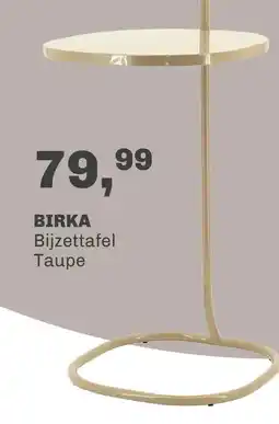 Trendhopper Bijzettafel Birka taupe aanbieding