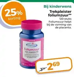 Trekpleister Trekpleister foliumzuur aanbieding