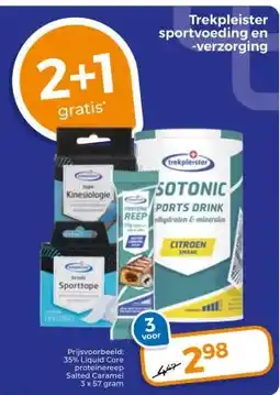 Trekpleister Trekpleister sportvoeding en -verzorging aanbieding