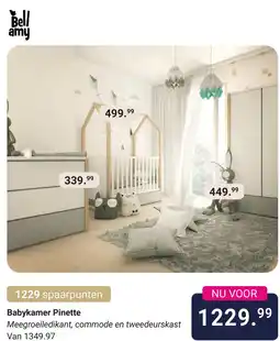 Van Asten BabySuperstore Babykamer Pinette aanbieding