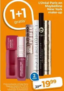 Trekpleister L'Oréal Paris en Maybelline New York make-up aanbieding
