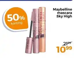 Trekpleister Maybelline mascara Sky High aanbieding