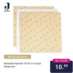 Van Asten BabySuperstore Multidoek Hydrofiel 70x70 cm 3-pack aanbieding