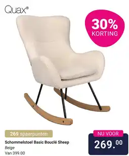 Van Asten BabySuperstore Schommelstoel Basic Bouclé Sheep aanbieding