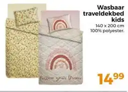 Trekpleister Wasbaar traveldekbed kids aanbieding