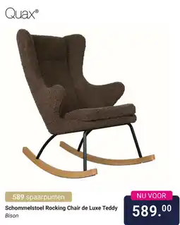 Van Asten BabySuperstore Schommelstoel Rocking Chair de Luxe Teddy aanbieding