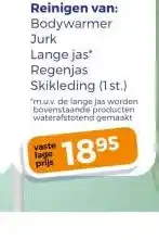 Trekpleister Reinigen van: Bodywarmer Jurk Lange jas* Regenjas Skikleding (1 st.) aanbieding