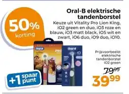 Trekpleister Oral-B elektrische tandenborstel aanbieding