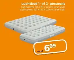 Trekpleister Luchtbed 1- of 2-persoons aanbieding