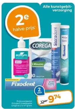 Trekpleister Alle kunstgebit- verzorging aanbieding