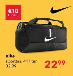 Scapino Nike Academy Team sporttas 41 liter aanbieding