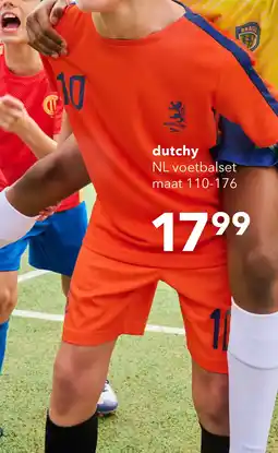 Scapino Dutchy tweedelig kinder sport set oranje aanbieding