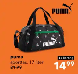 Scapino Puma Phase Super Puma AOP extra small sporttas 17 liter aanbieding