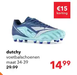 Scapino Dutchy FG kinder voetbalschoenen blauw aanbieding