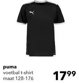 Scapino Puma TeamLIGA Jersey kinder sport T-shirt zwart aanbieding