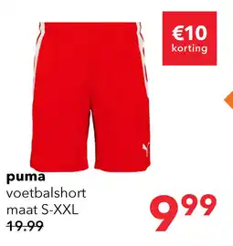 Scapino Puma Teamliga heren shorts rood aanbieding