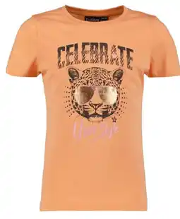 Scapino TwoDay meisjes T-shirt met opdruk oranje aanbieding