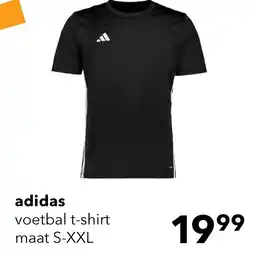 Scapino Adidas Tabela 23 heren sport T-shirt zwart aanbieding