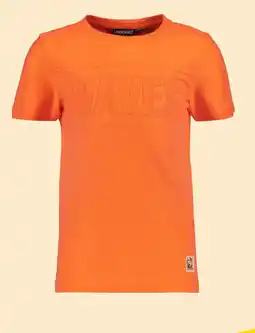Scapino Unsigned jongens T-shirt met tekstopdruk oranje aanbieding