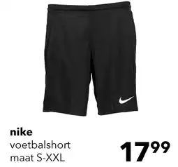 Scapino Nike Park III heren sportshort zwart aanbieding