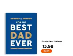 The Read Shop For the best dad ever aanbieding