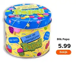 The Read Shop Blik Papa aanbieding