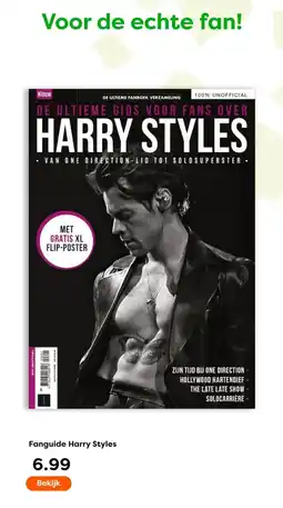 The Read Shop Fanguide Harry Styles aanbieding
