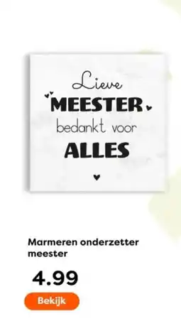 The Read Shop Marmeren onderzetter meester aanbieding