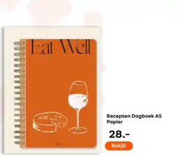 The Read Shop Recepten Dagboek A5 Papier aanbieding