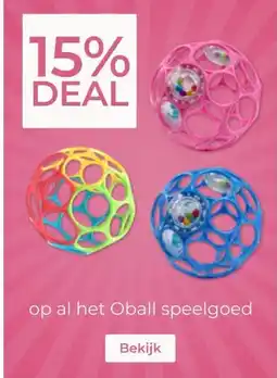 Prenatal op al het Oball speelgoed aanbieding