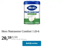Plein.nl Hero Nutrasense Comfort 1 (0-6 aanbieding