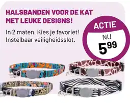 Pets & Co HALSBANDEN VOOR DE KAT MET LEUKE DESIGNS! y aanbieding