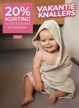 Prenatal op alle badcapes en badjasjes aanbieding