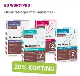 Pets & Co NO WORM PRO aanbieding