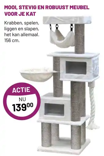 MOOI, STEVIG EN ROBUUST MEUBEL VOOR JE KAT