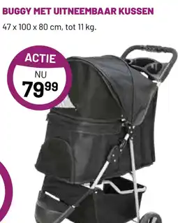 Pets & Co BUGGY MET UITNEEMBAAR KUSSEN aanbieding