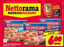 Nettorama Dr. Oetker Big American ARED aanbieding