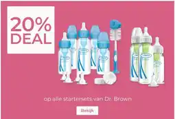 Prenatal op alle startersets van Dr. Brown aanbieding