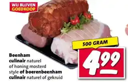 Nettorama Beenham culinair boerenbeenham culinair aanbieding