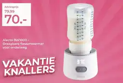 Prenatal Alecto BW1000 - Draagbare flessenwarmer voor onderweg aanbieding