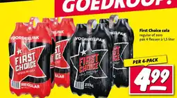Nettorama First Choice cola aanbieding