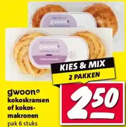 Nettorama gwoon° kokoskransen of kokos- makronen aanbieding