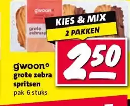 Nettorama gwoonº grote zebra spritsen aanbieding