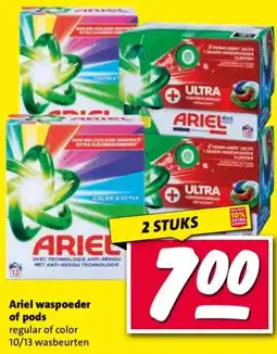 Nettorama Ariel waspoeder of pods aanbieding