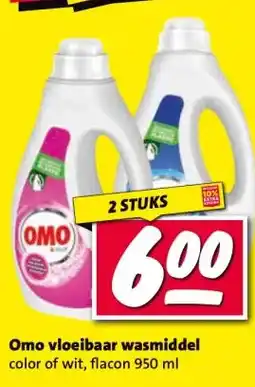 Nettorama Omo vloeibaar wasmiddel aanbieding