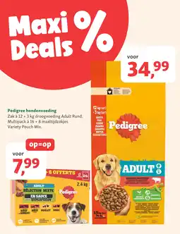 Maxi Zoo Pedigree hondenvoeding aanbieding