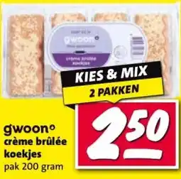 Nettorama gwoonº crème brûlée koekjes aanbieding