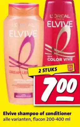 Nettorama Elvive shampoo of conditioner aanbieding